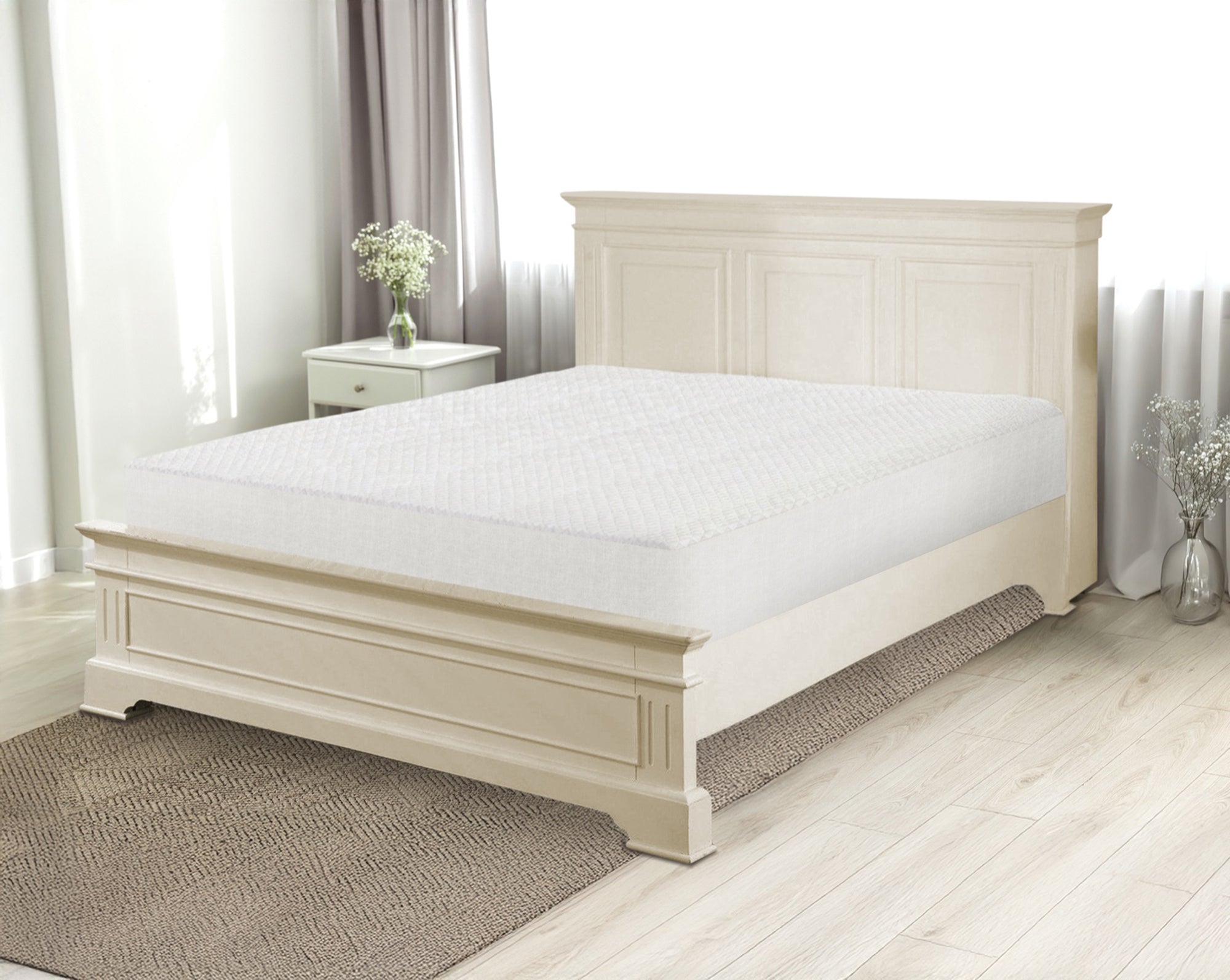 Coprimaterasso Trapuntato Con Angoli Elasticizzati Anallergico Traspirante Lenzuolo Salvamaterasso Silenzioso Bianco Matrimoniale 92723062 Coprimaterasso Trapuntato Con Angoli Elasticizzati Anallergico Traspirante Lenzuolo Salvamaterasso Silenzioso Bianco Matrimoniale 92723062