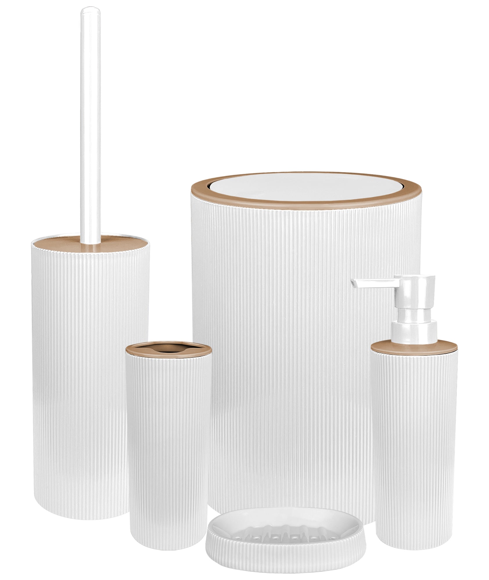 Set Accessori Bagno IlGruppone 6 pezzi: design moderno e massima Set Accessori Bagno IlGruppone 6 pezzi: design moderno e massima