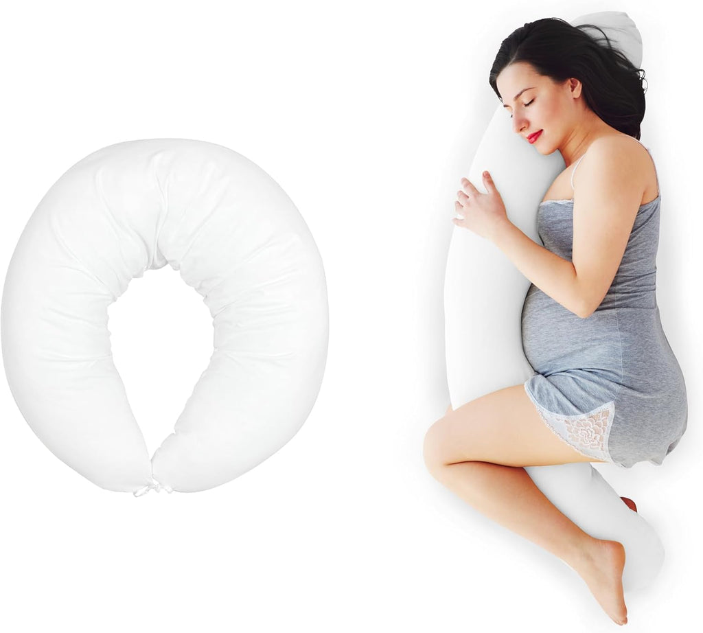 Cuscino Allattamento E Gravidanza Lannvan - Con Federa In Velluto Lavabile Per Neonato E Mamma - Foto 11