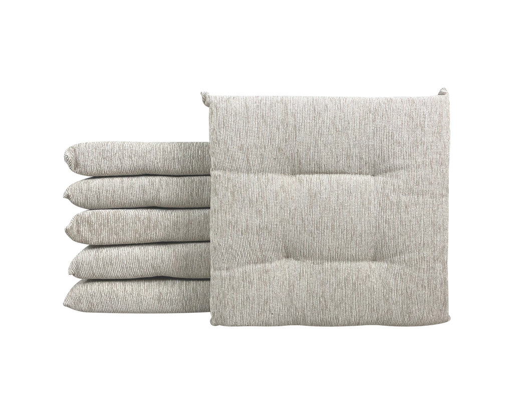 Set 6 Cuscini Per Sedia 45x45cm - Effetto Memory, Verde, Interni/Esterni - Foto 8