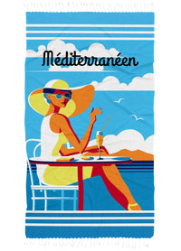 Telo Mare Con Frange Asciugamano Da Spiaggia Misura Grande 90x190 Cm Assorbente In Morbido Cotone Leggero Stampe Moderne Anti Sabbia Lettino Vacanze Piscina