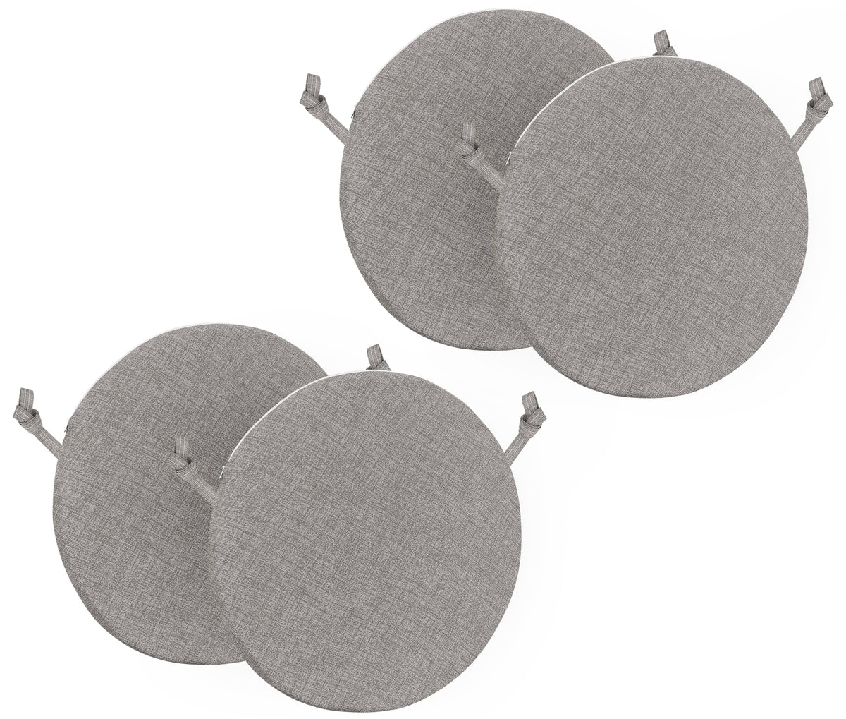 Cuscini Rotondi Per Sedie Cucina Imbottiti Sfoderabili Con Cerniera Cuscino Rotondo Ø 40 Cm Sedia Tavolo Lavabile In Lavatrice Con Lacci Per Fissaggio Prodotto Italiano Comodi