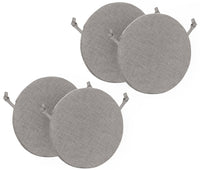 Cuscini Rotondi Per Sedie Cucina Imbottiti Sfoderabili Con Cerniera Cuscino Rotondo Ø 40 Cm Sedia Tavolo Lavabile In Lavatrice Con Lacci Per Fissaggio Prodotto Italiano Comodi