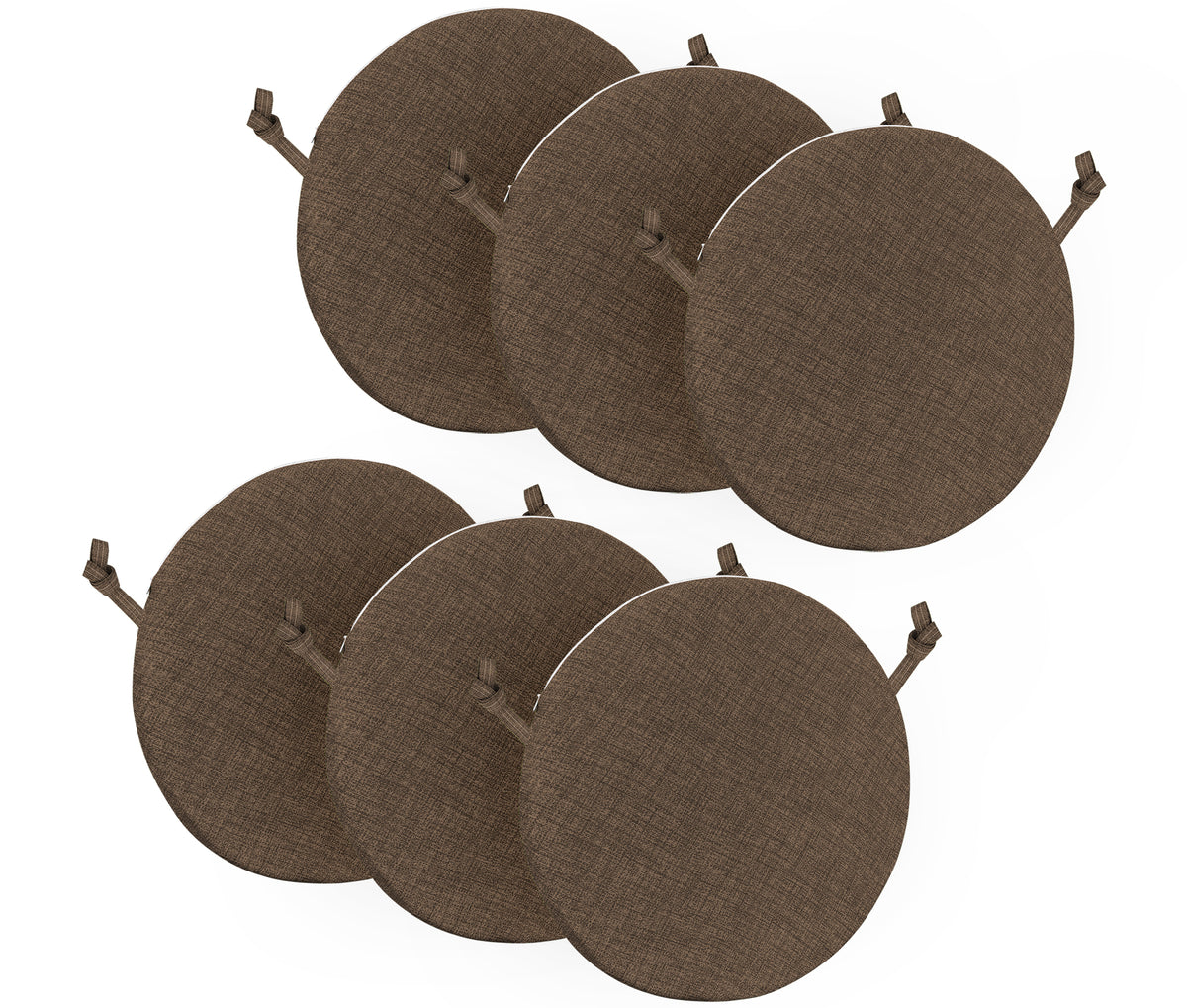 Cuscini Rotondi Per Sedie Cucina Imbottiti Sfoderabili Con Cerniera Cuscino Rotondo Ø 40 Cm Sedia Tavolo Lavabile In Lavatrice Con Lacci Per Fissaggio Prodotto Italiano Comodi
