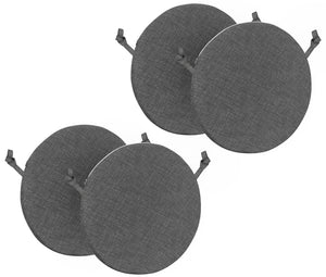 Cuscini Rotondi Per Sedie Cucina Imbottiti Sfoderabili Con Cerniera Cuscino Rotondo Ø 40 Cm Sedia Tavolo Lavabile In Lavatrice Con Lacci Per Fissaggio Prodotto Italiano Comodi