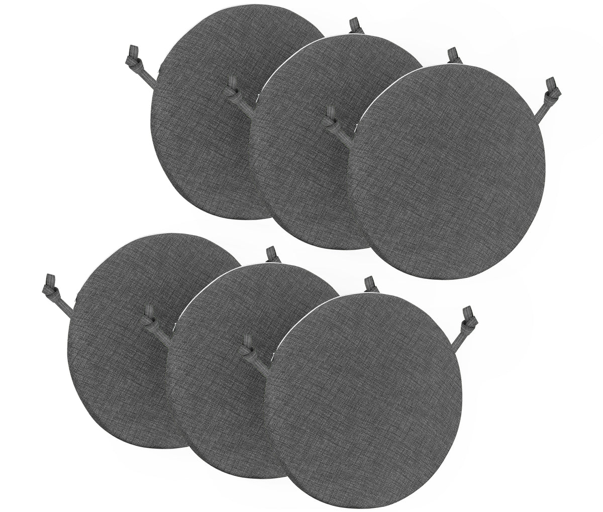 Cuscini Rotondi Per Sedie Cucina Imbottiti Sfoderabili Con Cerniera Cuscino Rotondo Ø 40 Cm Sedia Tavolo Lavabile In Lavatrice Con Lacci Per Fissaggio Prodotto Italiano Comodi