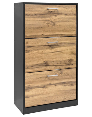 Scarpiera In Legno Con Ante A Ribalta Armadio Salvaspazio Disponibile 3/4 Ante Vari Colori PortaScarpe Alto Stretto Ingresso Corridoio Scarpiere Design Moderno