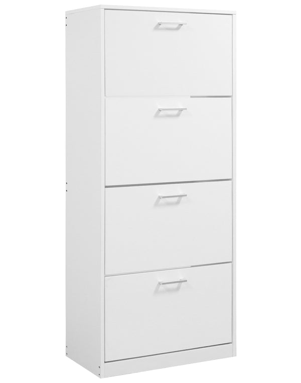 Scarpiera In Legno Con Ante A Ribalta Armadio Salvaspazio Disponibile 3/4 Ante Vari Colori PortaScarpe Alto Stretto Ingresso Corridoio Scarpiere Design Moderno