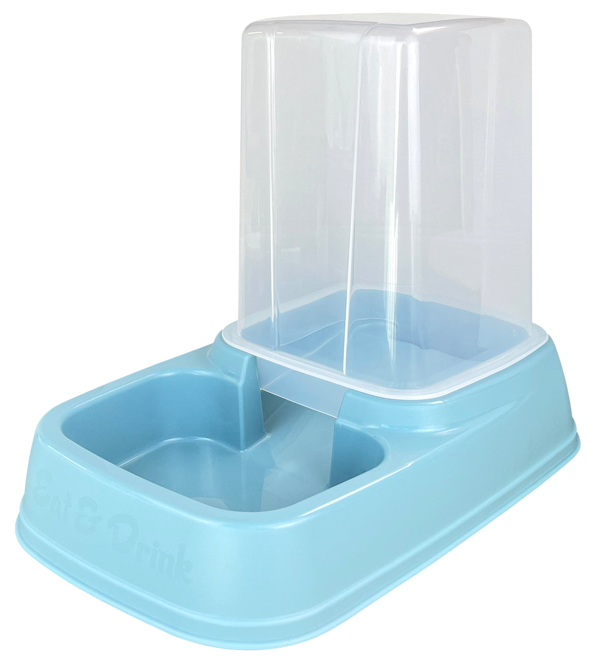 Dispenser Cibo Acqua Gatti Cani Distributore Automatico Crocchette Grande Capiente 8 Litri