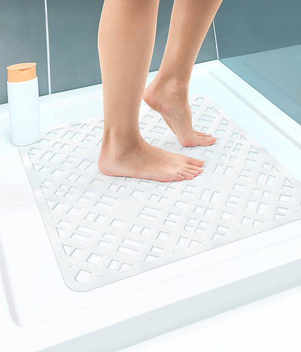 Prodotto Italiano Di Qualità Tappeto Per Doccia o Vasca 2 Misure Disponibili Grande Antiscivolo Con Ventose Antifumma Tappeti Bagno Lavabili In Lavatrice BPA free Tappetino
