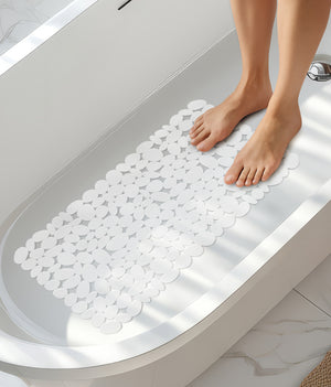 Prodotto Italiano Di Qualità Tappeto Per Doccia o Vasca 2 Misure Disponibili Grande Antiscivolo Con Ventose Antifumma Tappeti Bagno Lavabili In Lavatrice BPA free Tappetino