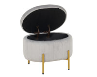 Panca Imbottita Divanetto In Velluto Contenitore Pouf Grande XXL PortaOggetti  Panca Sgabello A Pie Di Letto Con Gambe In Metallo Dorato Cassapanca Ingresso Legno Massello Panchina