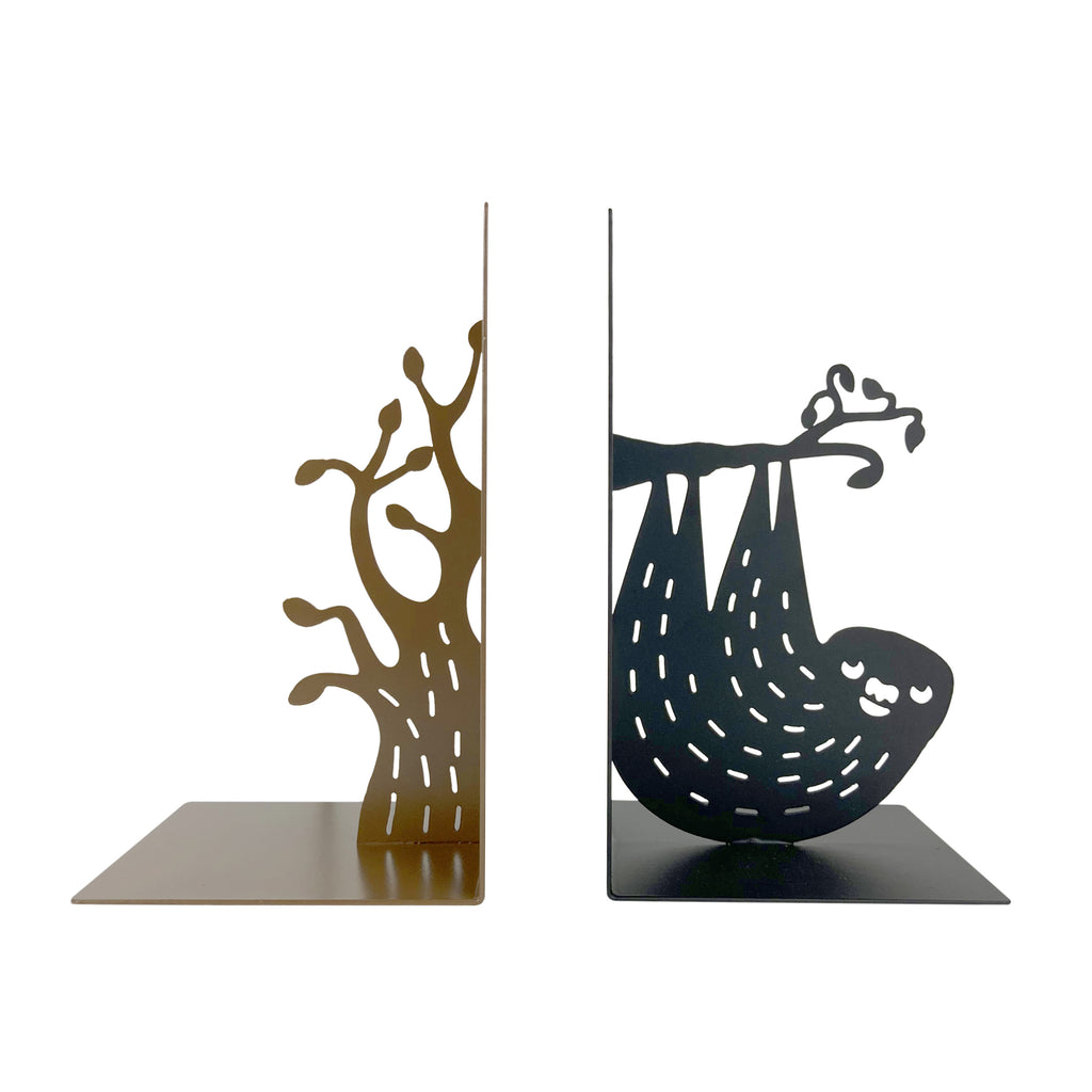 Fermalibri In Metallo A Forma Di Cactus - Set Da 2 Pezzi Antiscivolo E Antigraffio Per Mensole E Librerie - Foto 2