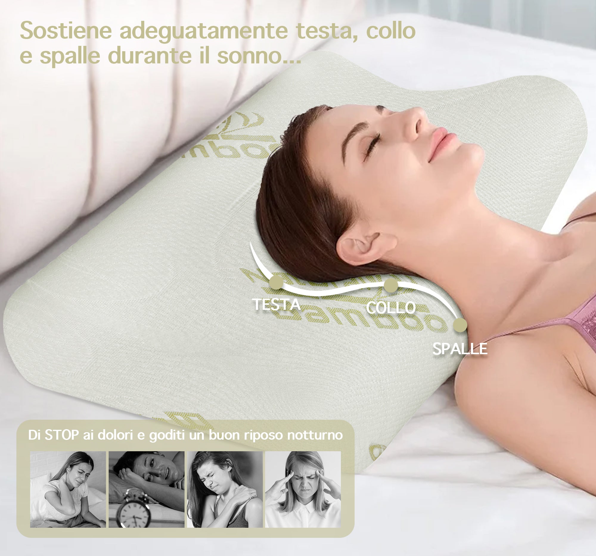 I 8 Migliori Cuscino Cervicale Bamboo - Natale 2025 I 8 Migliori Cuscino Cervicale Bamboo - Natale 2025