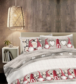 Copripiumino 100 % Cotone Sacco e Federe Prodotto Italiano con Stampe Moderne in Morbido Cotone Disegni Moderni