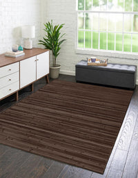Tappeto Arredo In Vero Bamboo Naturale Grande a Listelli Bordato Bambù Soggiorno Cucina Salotto Listello Legno
