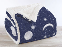 Coperta Plaid Pile Sherpa Invernale, Morbida Calda Coperta Pelosa Peluche Copri Letto Divano Finta Pelliccia Singola Matrimoniale Doppio Lato Copertina Divano