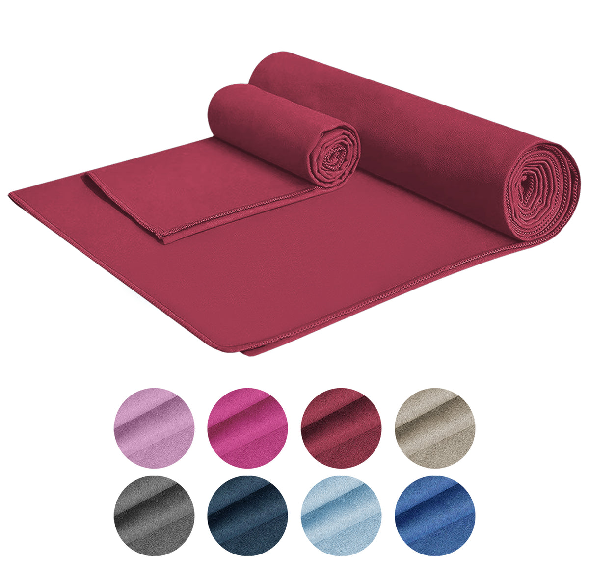 Asciugamano Palestra Microfibra - 40x95 Cm, Assorbente E Antiscivolo, Per Sport E Yoga - Foto 2