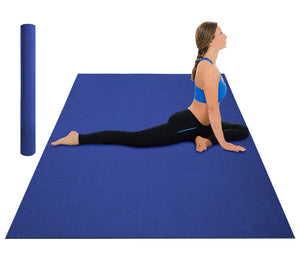 Tappeto Per Esercizi Grande Extra Large 120 x 180 Cm Antiscivolo Resistente Tappetino Allenamento Casa Palestra Materassino Fitness Pilates Yoga In Pvc Arrotolabile Facile Trasporto