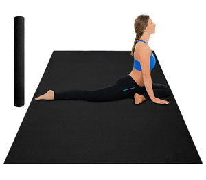 Tappeto Per Esercizi Grande Extra Large 120 x 180 Cm Antiscivolo Resistente Tappetino Allenamento Casa Palestra Materassino Fitness Pilates Yoga In Pvc Arrotolabile Facile Trasporto