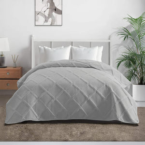 Copriletto Trapuntato Matrimoniale Elegante Trapuntino Lavorazione Intrecciata Due Piazze Trapunta Coperta Leggera Coperta Letto Leggera Primavera Estate