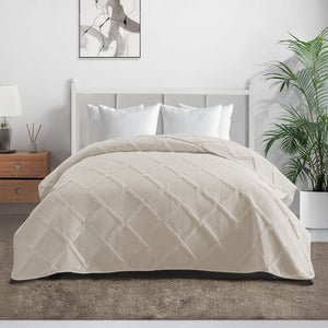 Copriletto Trapuntato Matrimoniale Elegante Trapuntino Lavorazione Intrecciata Due Piazze Trapunta Coperta Leggera Coperta Letto Leggera Primavera Estate