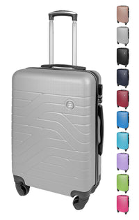 Trolley Bagaglio Mano Rigido 37x20x54.5 Piccolo Ultraleggero Valigia In Abs Con 4 Ruote Manico Chiusura Di Sicurezza Per Compagnie Low Cost Economy Zaino Da Viaggio