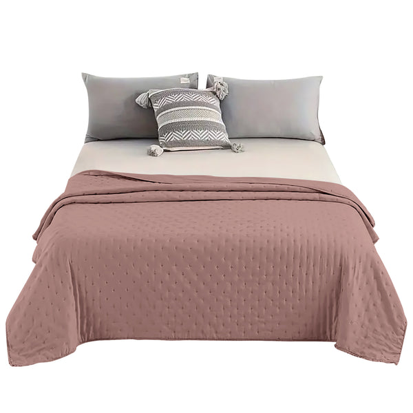 Trapuntino Matrimoniale In Velluto Morbido Primaverile Copriletto Trapunta Leggera Coperta Estiva Elegante Due Piazze Prodotto Italiano