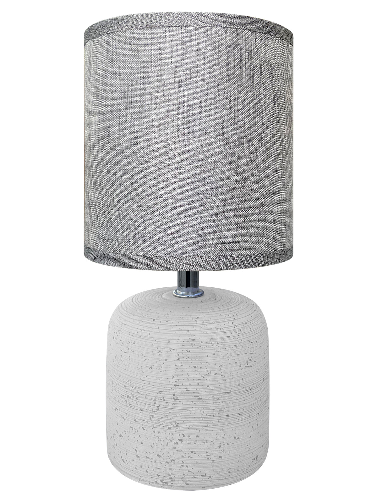 Lampada Moderna Da Comodino Con Lavorazione a Onde Finitura Opaca Certificata RoHS In Ceramica Con Paralume 45W Scrivania Tavolo Abat Jour