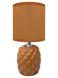 Lampada Moderna Da Comodino A Forma Di Ananas Certificata RoHS In Ceramica Con Paralume 45W Scrivania Tavolo Abat Jour