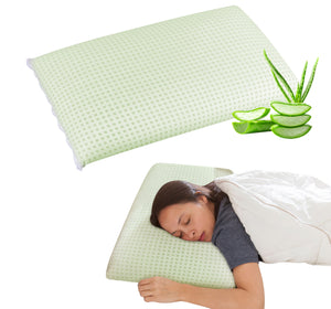 Guanciale In Memory Foam Microforato Profumato Aromaterapia Cuscino Letto Saponetta Prodotto Italiano Traspirante Sfoderabile Colorato Anallergico