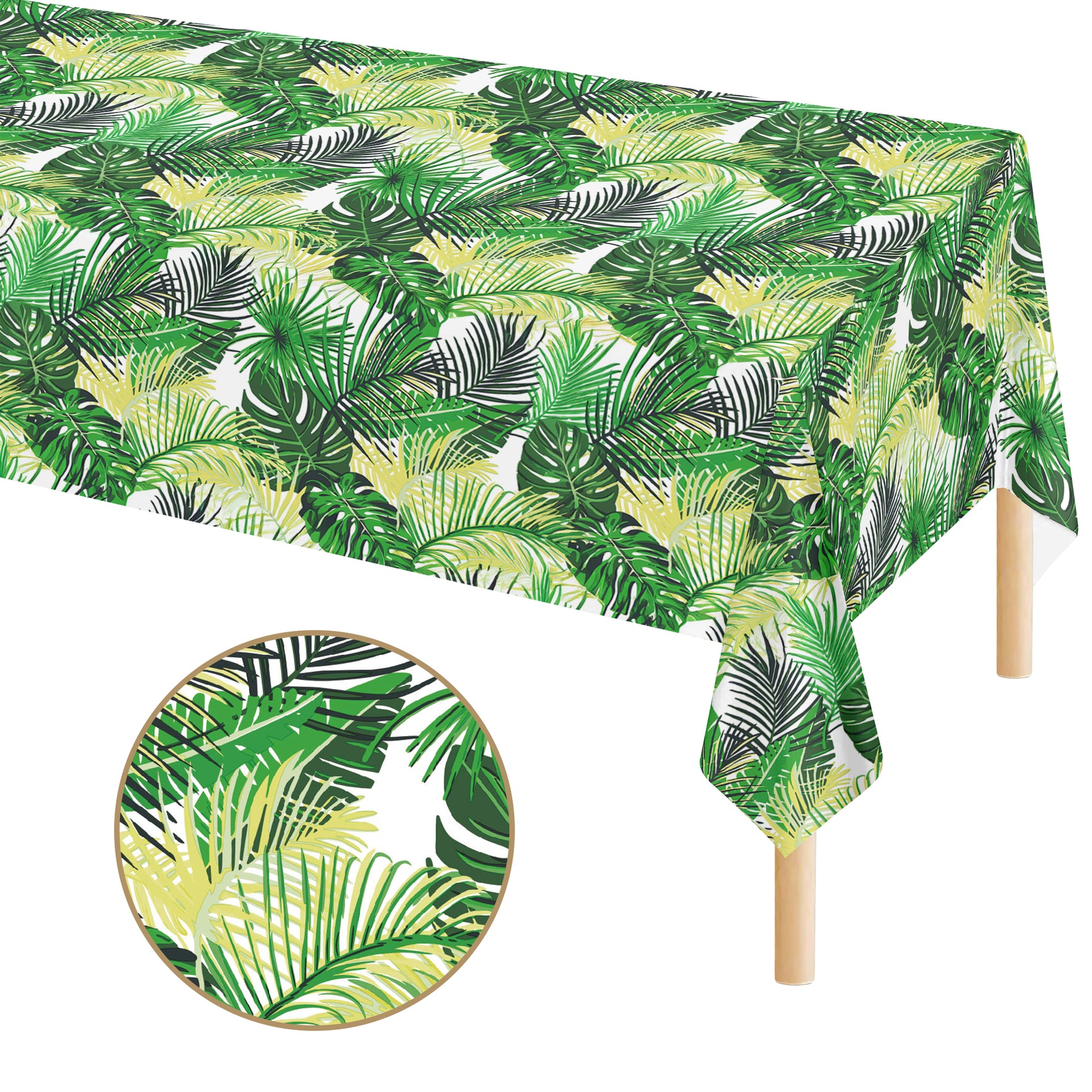 Tovaglia Antimacchia Rettangolare Impermeabile - 140x200cm, Poliestere, Sfondo Giallo, Proteggi Tavolo Da Graffi E Macchie - 3
