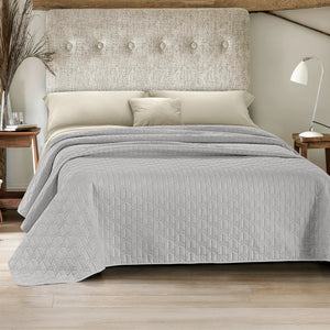 Copriletto Fiocco Trapuntato Matrimoniale Elegante Trapuntino Con Trapuntatura Fantasia Fiocchetti Due Piazze Coperta Letto Leggera Primavera Estate Trapunta Coperta Leggera Fiocchetto