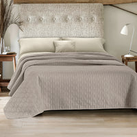 Copriletto Fiocco Trapuntato Matrimoniale Elegante Trapuntino Con Trapuntatura Fantasia Fiocchetti Due Piazze Coperta Letto Leggera Primavera Estate Trapunta Coperta Leggera Fiocchetto