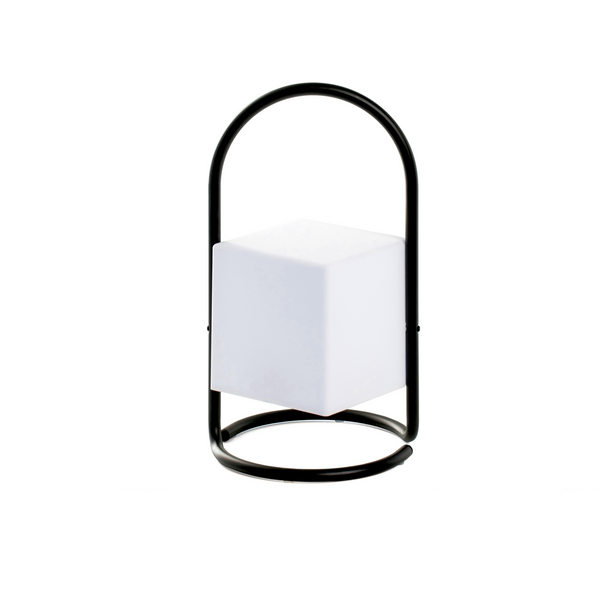 Lampada Da Esterno Led Lanterna Impermeabile Resistente Design Moderno Tavolo Arredo Giardino Luce Colore Bianco Caldo/Freddo Antiruggine Certificata RoHS Trasportabile