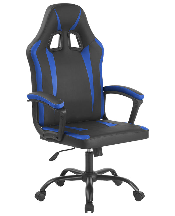 Sedia Gaming SimilPelle Reclinabile Con Braccioli Portata 150 Kg il Gruppone Passione Casa