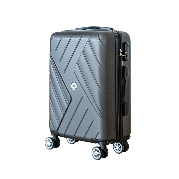 COVERI Trolley Bagaglio Mano Rigido 38x56x23 Piccolo Ultraleggero Valigia In Abs Con 4 Ruote Removibili Manico Chiusura Di Sicurezza Per Compagnie Low Cost Economy Zaino Da Viaggio