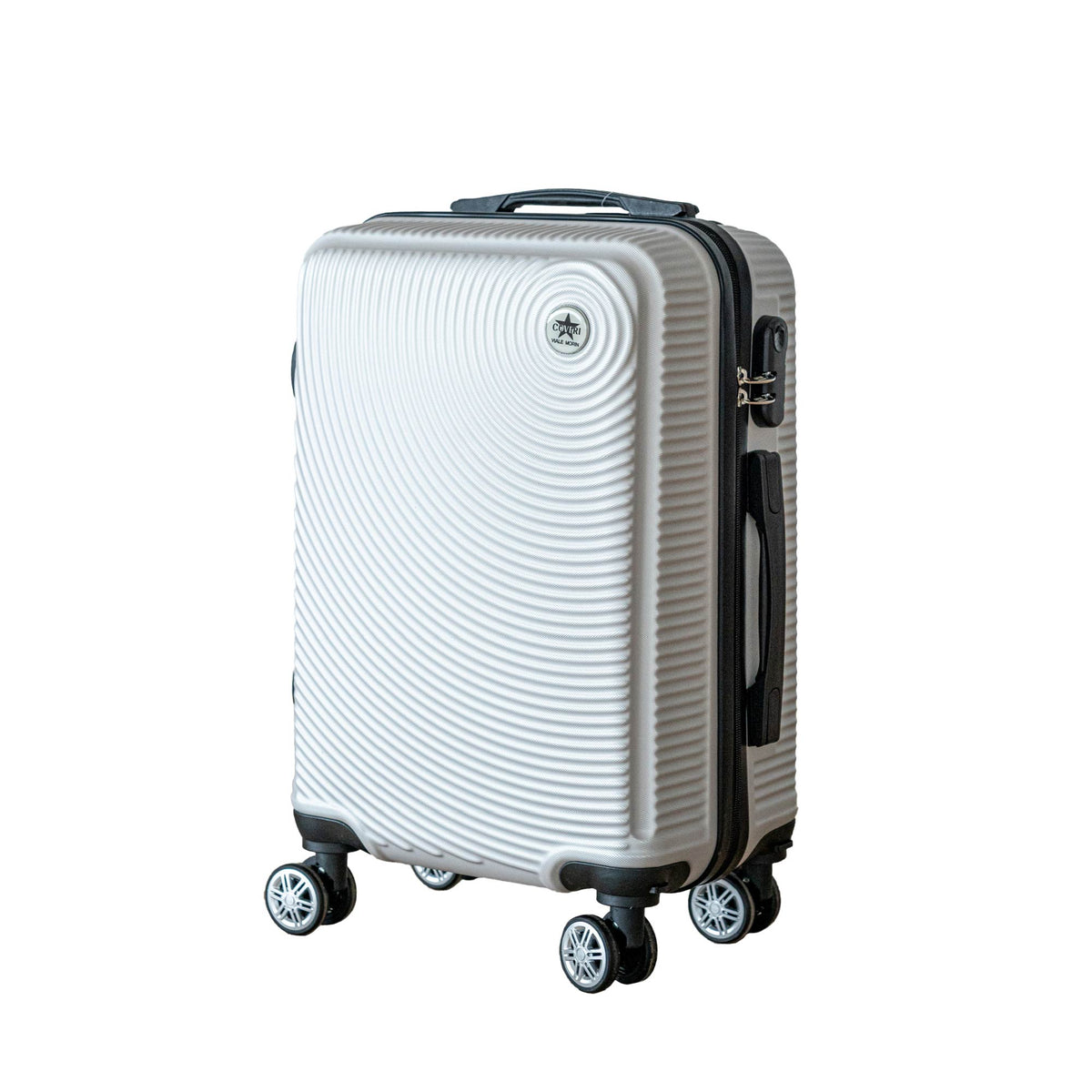 COVERI Trolley Bagaglio Mano Rigido 38x56x23 Piccolo Ultraleggero Valigia In Abs Con 4 Ruote Removibili Manico Chiusura Di Sicurezza Per Compagnie Low Cost Economy Zaino Da Viaggio