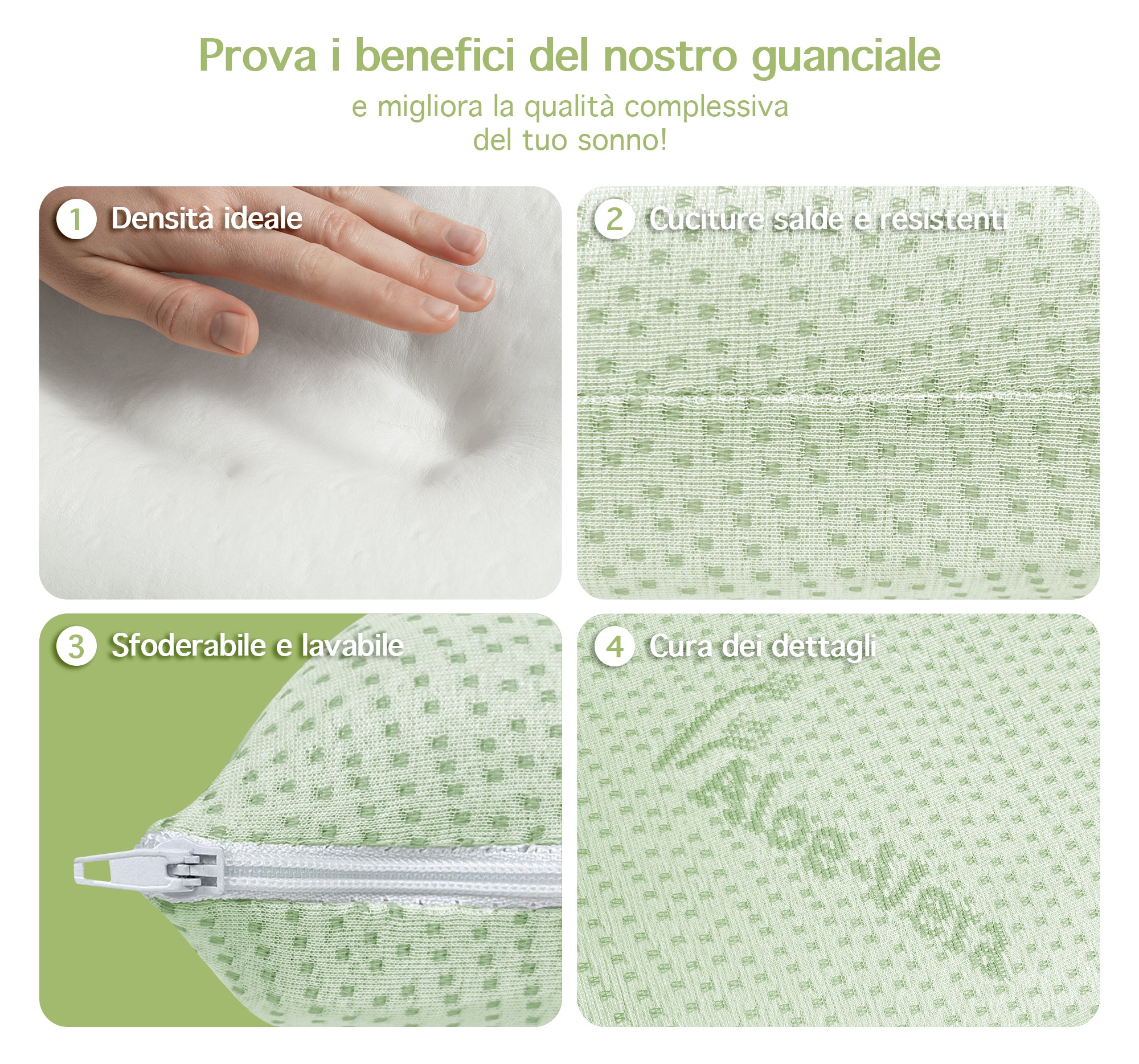 Elviros Cuscino in Memory Foam Ortopedico Cervicale per Dolore al Collo Cuscino Ergonomico per Dolore alla Spalla Cuscino di Sostegno del Collo Elviros Cuscino in Memory Foam Ortopedico Cervicale per Dolore al Collo Cuscino Ergonomico per Dolore alla Spalla Cuscino di Sostegno del Collo