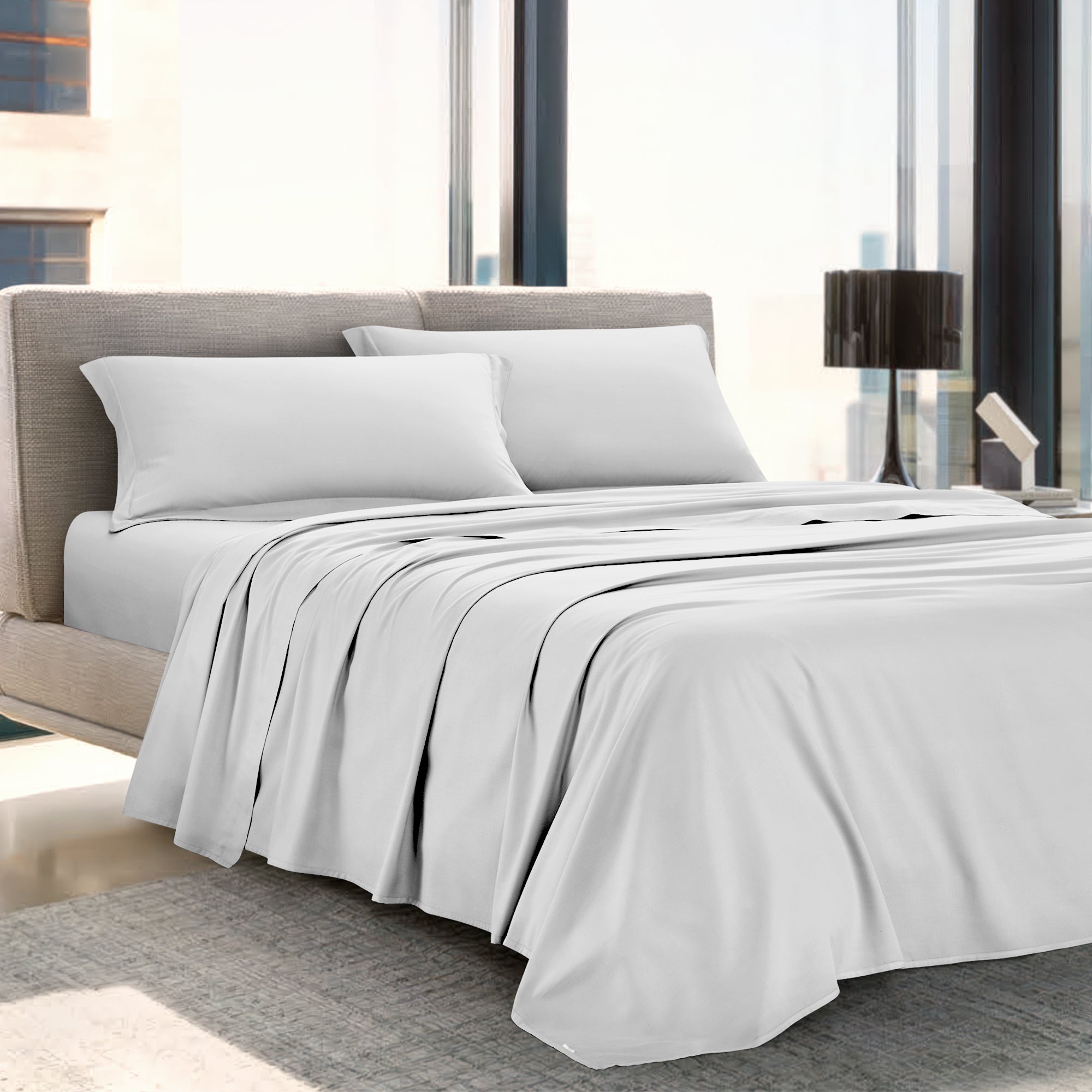 Hoem Set di lenzuola da letto copripiumino reversibile astratto Hoem Set di lenzuola da letto copripiumino reversibile astratto