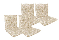 Set Cuscini Sedia Con Schienale e Laccetti Banda Elastica 40 x 80 Cm