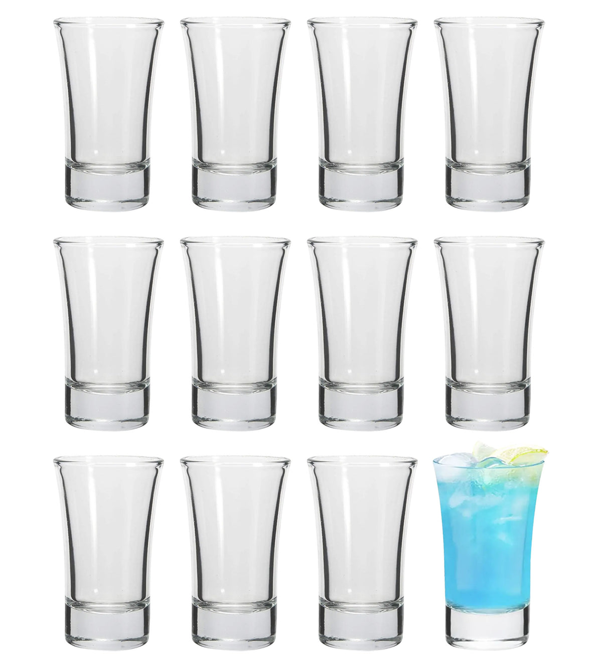 Set 12/24  Brema Bicchieri Da Shot In Vetro Capacità 4Cl Il Gruppone Passione Casa