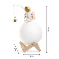 Diffusore Di Oli Essenziali A Forma Di Aeronauta Aromaterapia Nebbia Fredda Con Luci Funzione Timing Soggiorno Camera Da Letto Ricarica Usb Moderno Galaxy