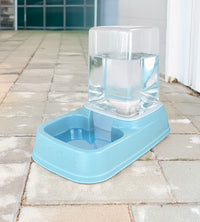 Dispenser Cibo Acqua Gatti Cani Distributore Automatico Crocchette Grande Capiente 8 Litri