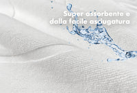 Tappeto Bagno Bianco Scendidoccia Lavabile In Lavatrice Ricamo Piedi 45x70 Cm Ideale Per Casa Hotel B&B Lavabile Lavanderia 60 Gradi