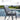 Set 4 Sedie In Acciaio Impilabili Schienale Alto Seduta Textilene Sedie Da Esterno Terrazzo,Giardino,Balcone,Patio,Piscina 92x70x54Cm