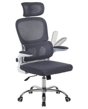 Sedia Da Ufficio Professionale Ergonomica Rete Traspirante Supporto Lombare Adattivo Poltrona Direzionale Poggiatesta Regolabile Braccioli Ribaltabili  Fino 150 Kg