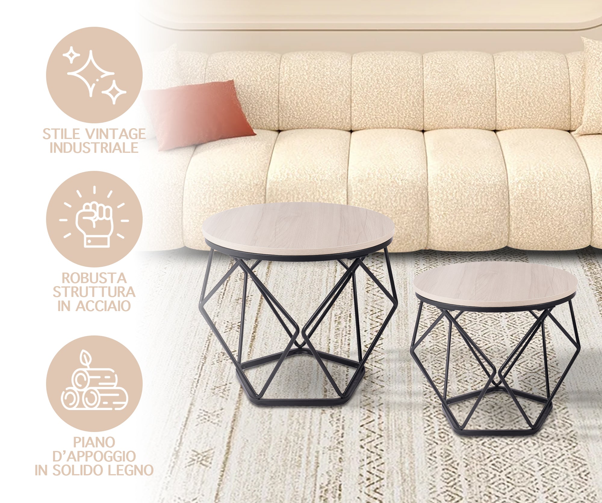 tavolo set di 2 tavolini tavolino nero tavolino effetto marmo tavolo tavolo set di 2 tavolini tavolino nero tavolino effetto marmo tavolo