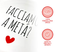 Set Di 6 Pezzi Piatti Per Pizza Grandi In Porcellana Ø 31 Cm Piatto Cucina Pizze Piatti Piani Xxl Decorati Con Scritte Sei Persone Si Lavastoviglie Microonde