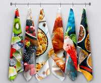 Set Strofinacci Cucina A Righe45x70Cm Confezione Da 10 Pezzi In Cotone Canovacci Lavabili In Lavatrice